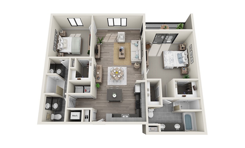 Available Studio One Two Bedroom Floor Plans In Petersburg Fl Avanti St Pete
